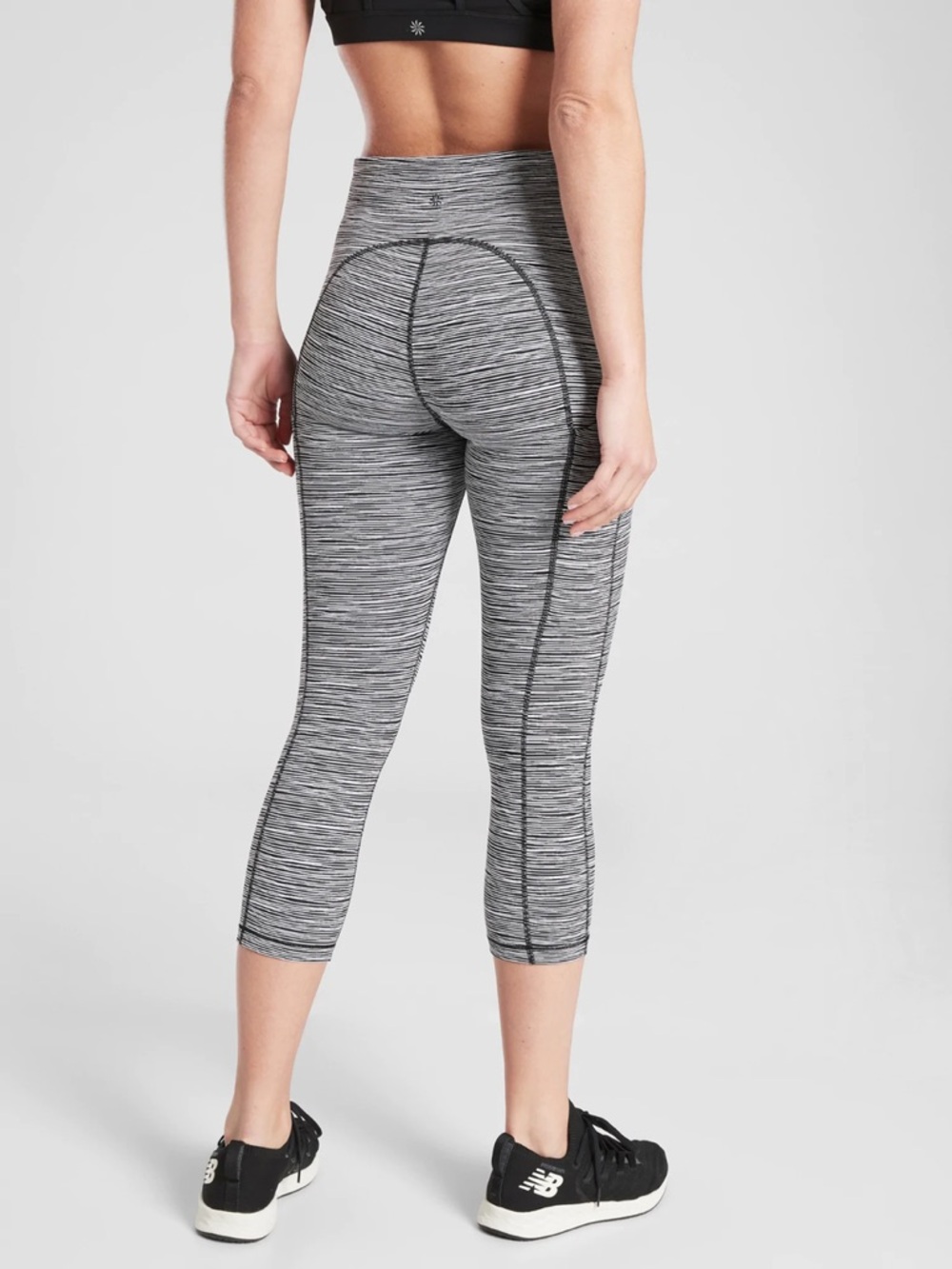 Athleta Space-Dye High-Rise Ultimate Capri Leggings